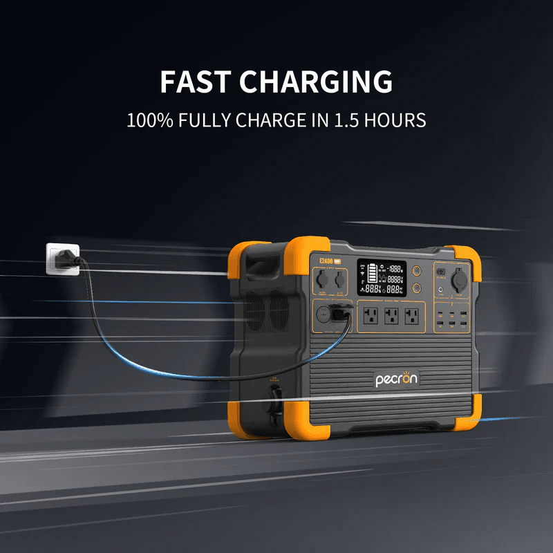 Pecron E2400LFP 2,400W / 2,048Wh Portable Power Station + Choose Your Custom Bundle | LiFePO4 Battery | Expandable Solar Kits | 4-Year Warranty - ShopSolar: Complete Solar Kits + Lifetime Customer Support