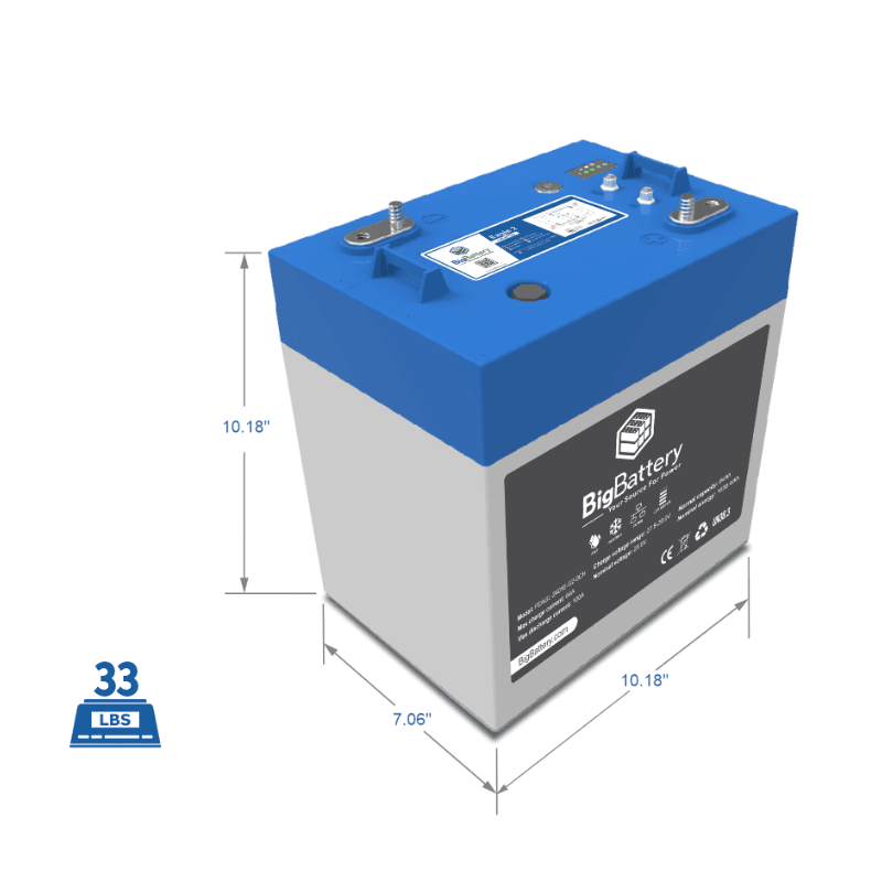BigBattery 24V EAGLE 2 LiFePO4 Battery | 64Ah, 1.63kWh | Expandable Kits | 10-Year Warranty - ShopSolar: Complete Solar Kits + Lifetime Customer Support
