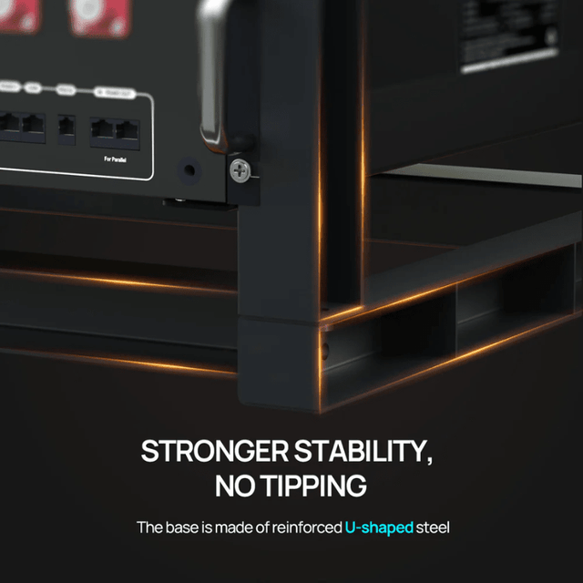 Eco-Worthy 6-Layer 19-Inch Battery Rack for 3U Batteries | Heavy-Duty ...