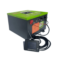 NUEPower 48V 52Ah Metal Case LiFePO4 Battery + Smart Charger Kit | 2,560Wh | IP65 | Bluetooth + LCD + GPS | 5-Year Warranty - ShopSolar: Complete Solar Kits + Lifetime Customer Support