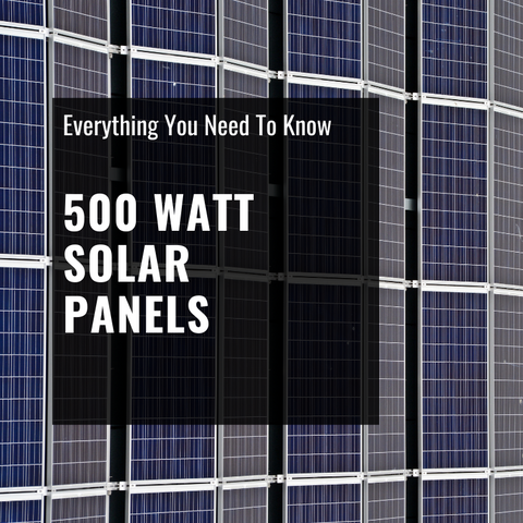 500 Watt Solar Panel System