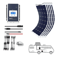 ACOPOWER 110W 12V Flexible Solar Panel Kit w/ 20A PWM Charge Controller - ShopSolar.com