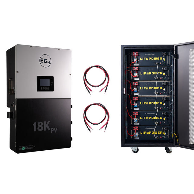 EG4 18KPV Hybrid Inverter System Bundle - [20.48 kWh - 61.44kWh] EG4 Lithium Powerwall