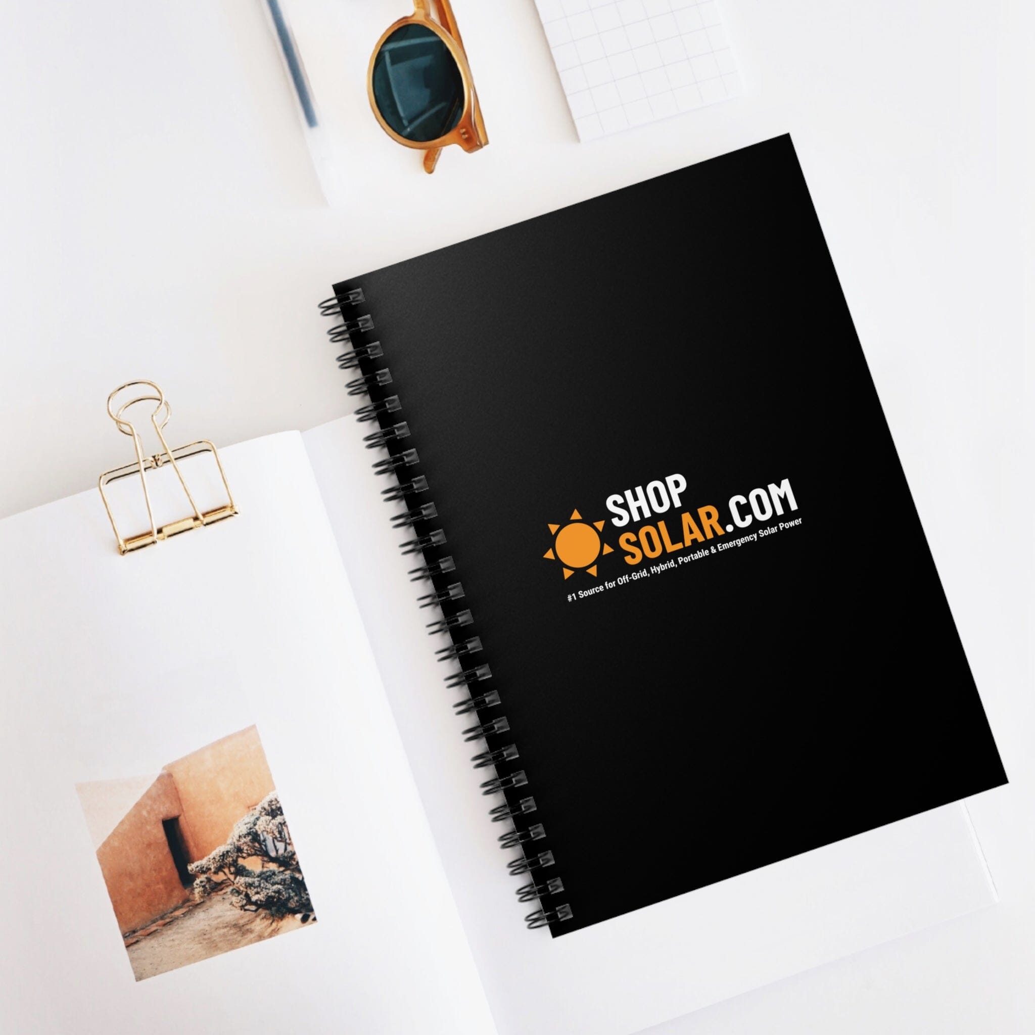 ShopSolar.com - Spiral Notebook - Perfect for Journaling, Training, Gifts, Planning, and More - ShopSolar: Complete Solar Kits + Lifetime Customer Support