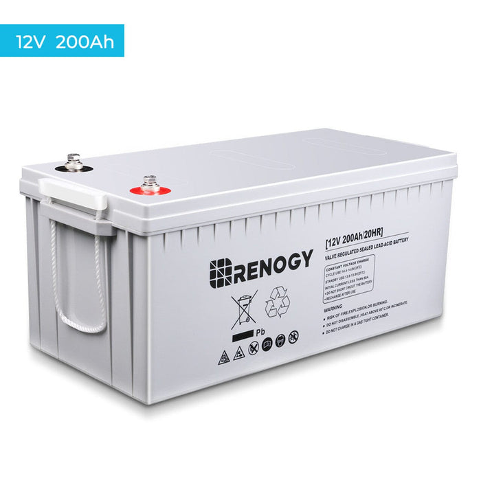24v 200ah agm-batterie panel solar bateria