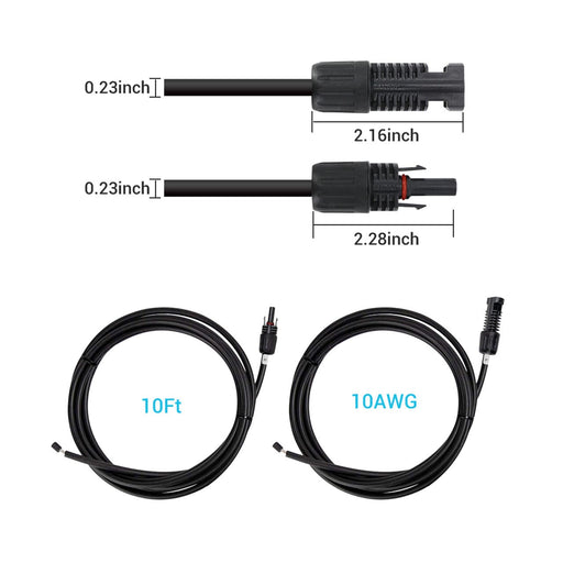 Renogy Solar Panel to Charge Controller Adaptor Kit - ShopSolar.com