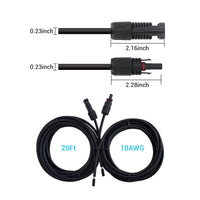 Renogy Solar Panel to Charge Controller Adaptor Kit - ShopSolar.com