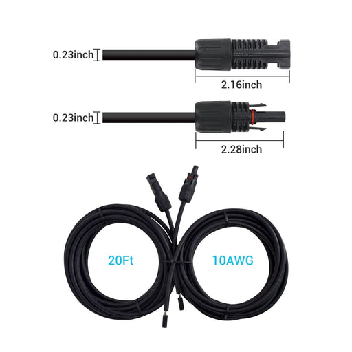 Renogy Solar Panel to Charge Controller Adaptor Kit - ShopSolar.com