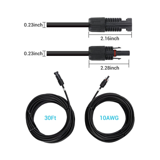 Renogy Solar Panel to Charge Controller Adaptor Kit - ShopSolar.com