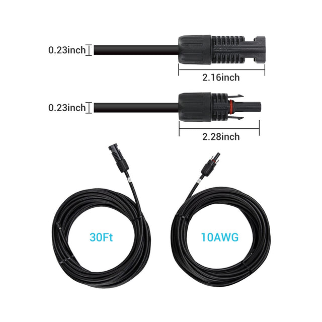 Renogy Solar Panel to Charge Controller Adaptor Kit - ShopSolar.com