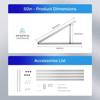 Renogy RV Tilt Mount Brackets - ShopSolar.com