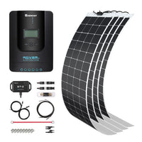 4 x 200W 12V Flexible Solar Panel / Rover 60A MPPT W/ LCD & BT2 Module