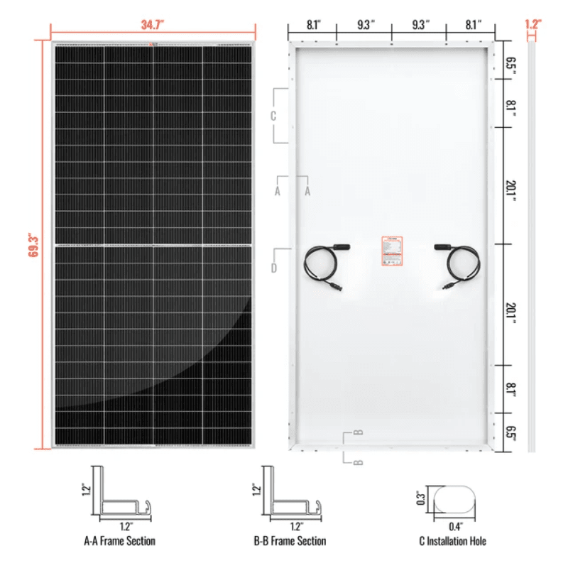 Rich Solar MEGA 335W PRO Solar Panel | 25-Year Output Warranty - ShopSolar: Complete Solar Kits + Lifetime Customer Support