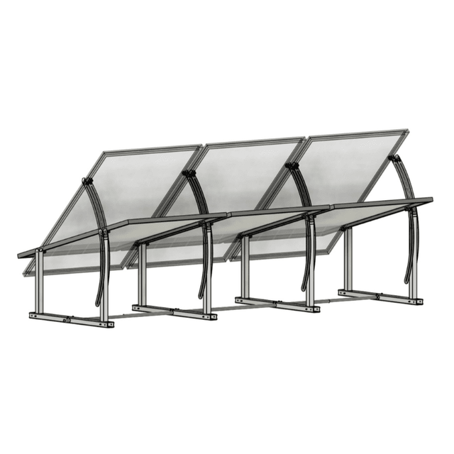 IntegraRack IR-45ASA Adjustable BallastRack Solar Racking System | 15°–45° Tilt | No Footings Needed | Supports Up to 550W Panels | 25-Year Warranty - ShopSolar: Complete Solar Kits + Lifetime Customer Support
