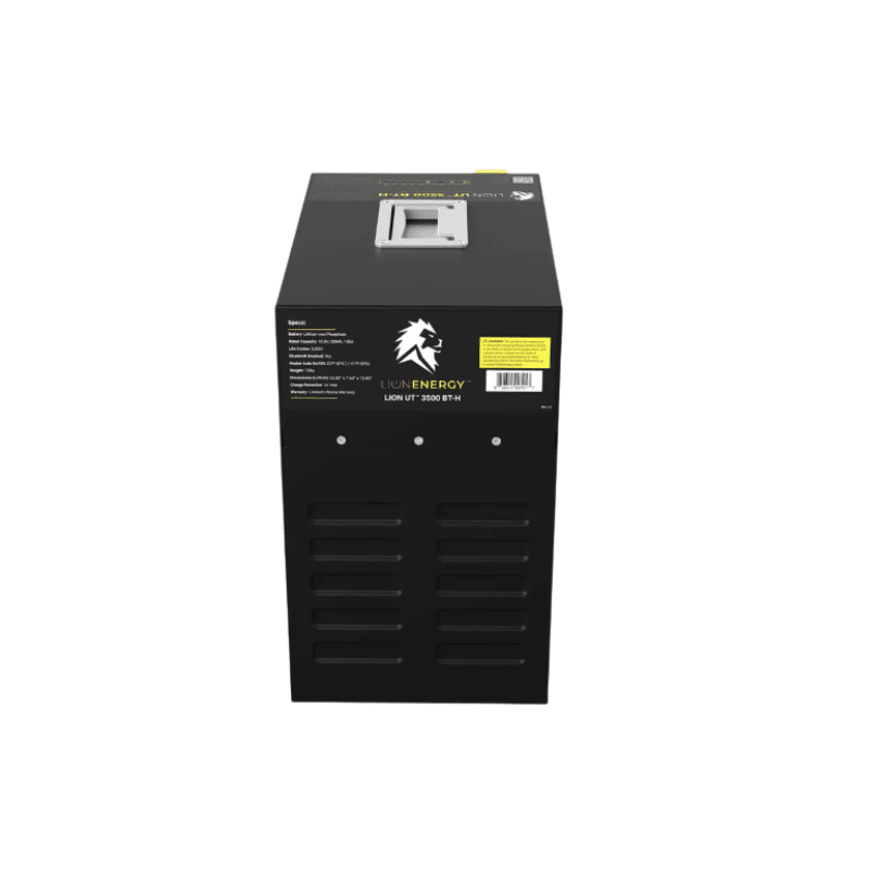 Lion Energy UT 3500-BT-H | 3,584Wh 12V Lithium Battery | Heated + Bluetooth | 150A BMS | 10-Year Warranty - ShopSolar: Complete Solar Kits + Lifetime Customer Support