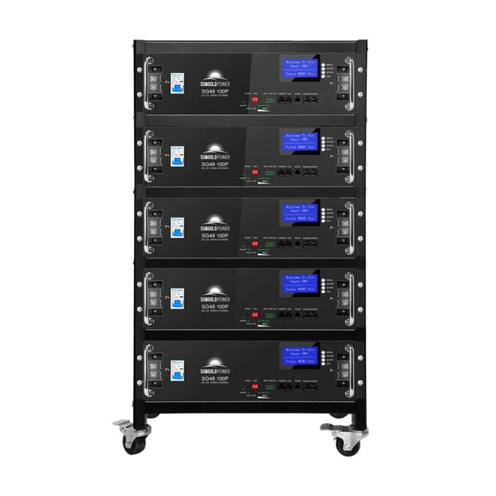 SunGold Power 48V 100AH Server Rack Lifepo4 Lithium Battery - ShopSolar.com