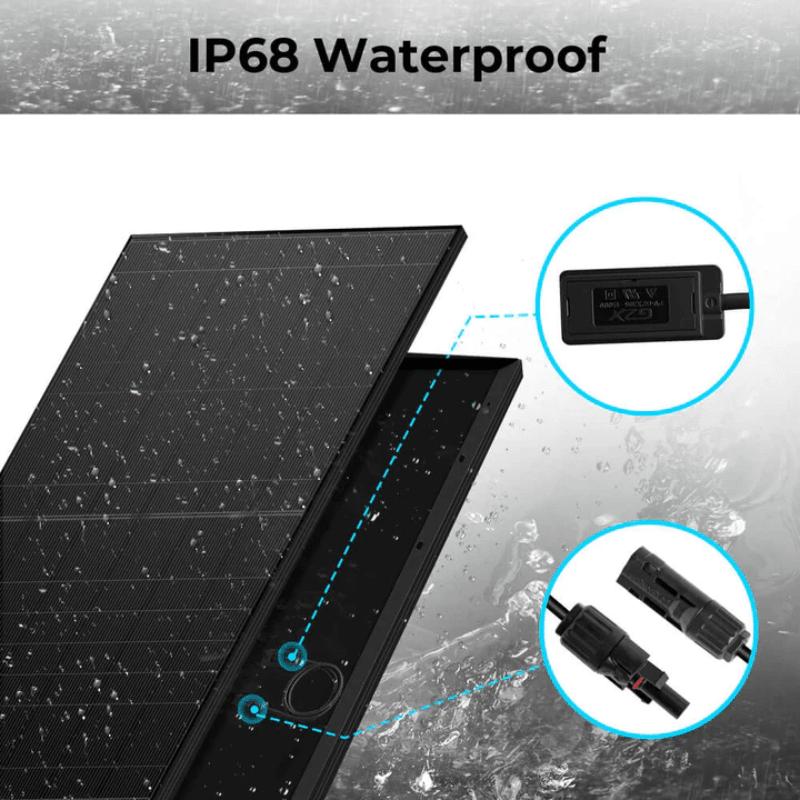 Sungold Power 440W All-Black Solar Panel | UL 61730, CEC Listed | Mono N-Type | IP68 Rated | 30-Year Power Guarantee - ShopSolar: Complete Solar Kits + Lifetime Customer Support
