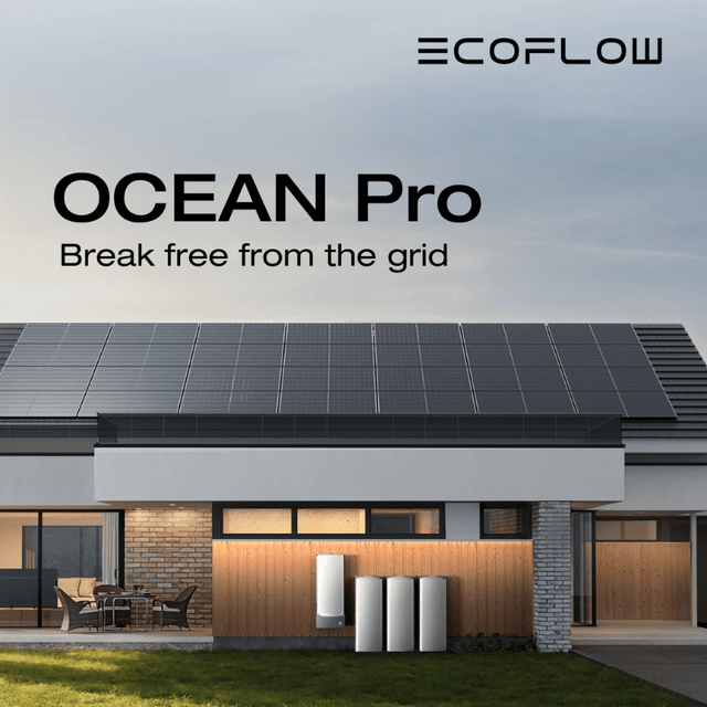 EcoFlow OCEAN PRO 10kWh Battery Module | LFP |  IP67 Rated | UL 9540A/B | Stackable to 80kWh | Residential & Backup Power - ShopSolar: Complete Solar Kits + Lifetime Customer Support