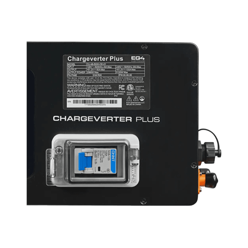 EG4 Chargeverter PLUS | 48V 100A 5kW AC-to-DC Battery Charger | IP54 Outdoor-Rated | 120/208/240V Input | UL1012 | 3-Year Warranty - ShopSolar: Complete Solar Kits + Lifetime Customer Support