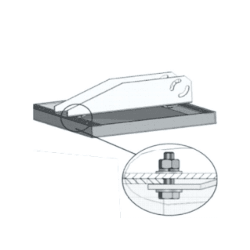 Tamarack Solar UNI-SA Single-Arm Side-of-Pole Mount | 2"–4" Sch 40 Poles | 90 MPH Rated | 5000-Series Aluminum | 10-Year Warranty - ShopSolar: Complete Solar Kits + Lifetime Customer Support
