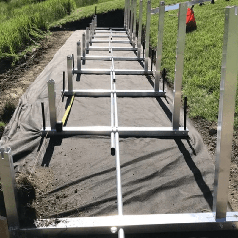 IntegraRack IR‑30 Ground Mount BallastRack Solar Module Rack | 1 Adjustable Leg | Universal Panel Fit | No Concrete Needed | Made in USA | UL 2703 | 30° Tilt - ShopSolar: Complete Solar Kits + Lifetime Customer Support