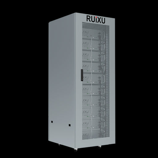 Ruixu 10 Slot Battery Cabinet | Wheels and Busbar Included | Pre-assembled - ShopSolar.com