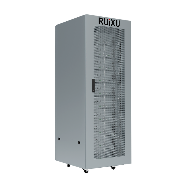 Ruixu 10 Slot Battery Cabinet | Wheels and Busbar Included | Pre-assembled - ShopSolar.com