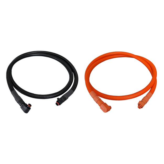 RUiXU Lithi2-16 battery 1/0 AWG cable for RUiXU RX9MP Busbar | Orange+ Black - ShopSolar: Complete Solar Kits + Lifetime Customer Support