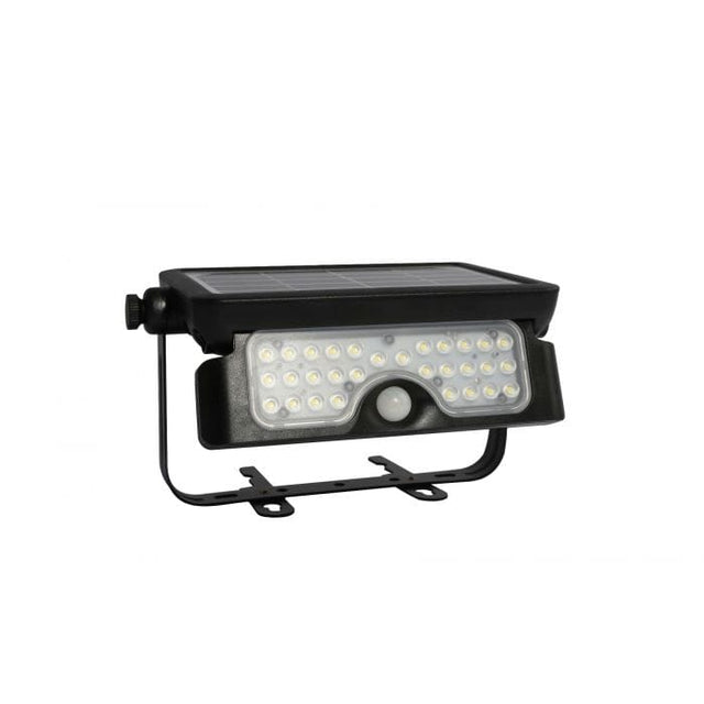 160 Degree Black Pir Activated Outdoor Integrated LED 5-in-1 Flood Light Garage Yard Deck Path Camping - ShopSolar.com