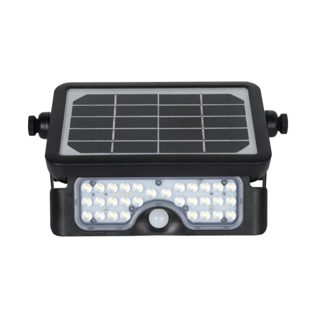 160 Degree Black Pir Activated Outdoor Integrated LED 5-in-1 Flood Light Garage Yard Deck Path Camping - ShopSolar.com