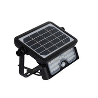 160 Degree Black Pir Activated Outdoor Integrated LED 5-in-1 Flood Light Garage Yard Deck Path Camping - ShopSolar.com