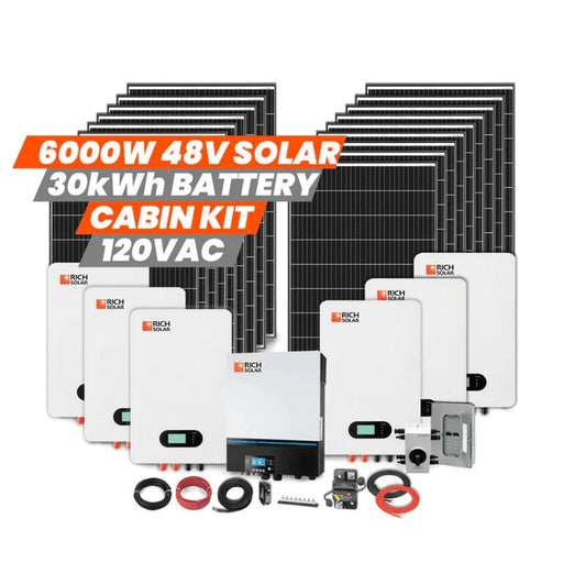 Rich Solar 48V Cabin Kits + Choose Your Custom Bundle | Cabin, RV, Off-Grid Solar Kit - ShopSolar.com