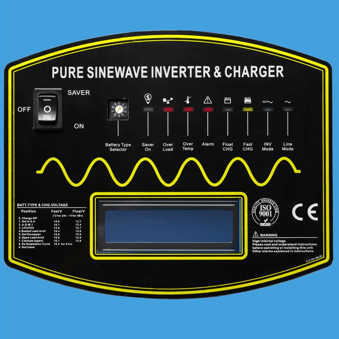 6000w 48V Pure Sine Wave Solar Inverter Charger - ShopSolarKits.com