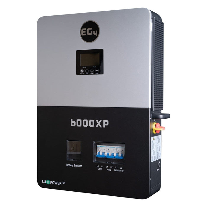 2.4kW Complete Solar Power System - 6,000W 120/240V [10.24kWh Lithium Battery Bank] + 6 x 400W Mono Solar Panels | Includes Schematic [OGK-PLUS] - ShopSolar.com