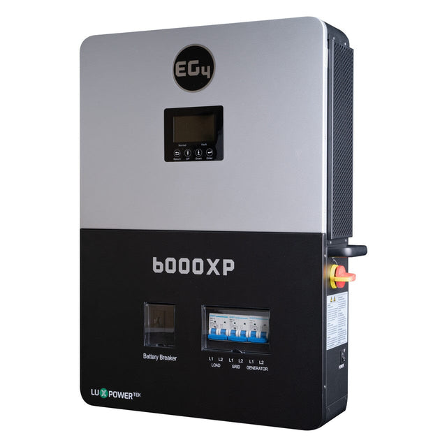 EG4 6K XP Off-Grid Inverter | 8,000W PV Input | 6,000W Output | 48V 120/240V Split Phase | All-In-One Solar Inverter - ShopSolar.com