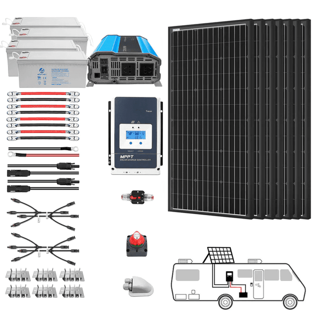 ACOPOWER Mono RV Solar System + Choose Your Custom Bundle | RV Solar Kit - ShopSolar.com