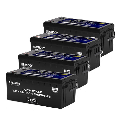 Renogy 24V 100Ah Core Series Deep Cycle Lithium Iron Phosphate Battery - ShopSolar.com