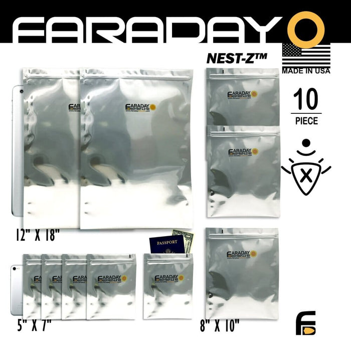 Faraday Defense NEST-Z Kit Faraday Bags - ShopSolar.com