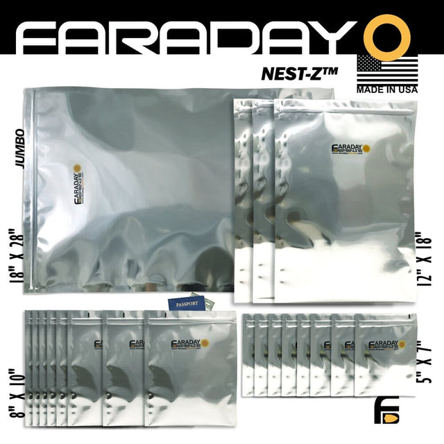 Faraday Defense NEST-Z Kit Faraday Bags - ShopSolar.com