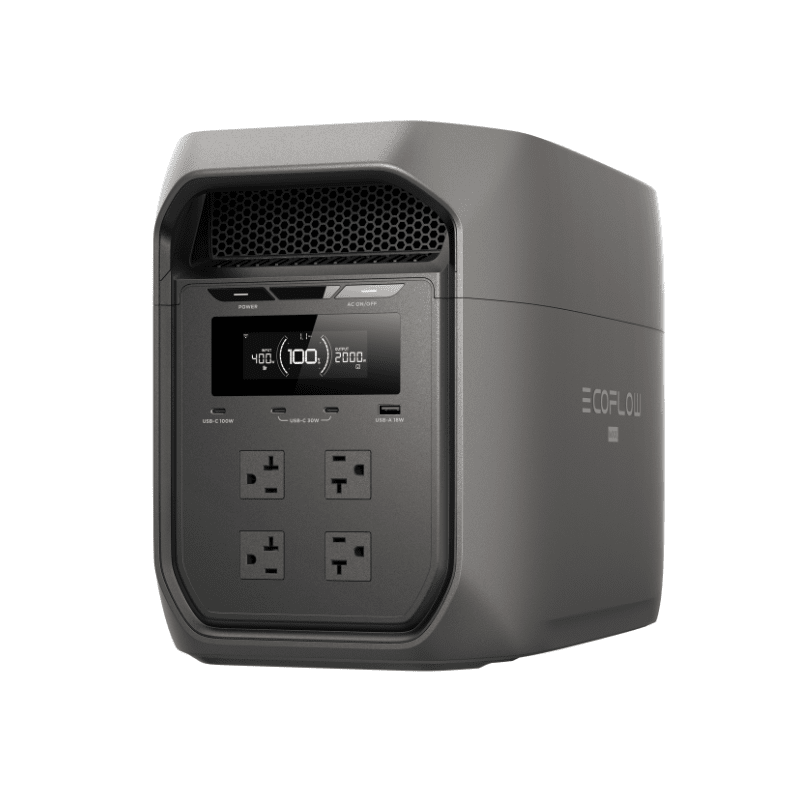 EcoFlow DELTA 3 Max – 2,048Wh / 2,400W Portable Power Station + Choose Custom Solar Panel Bundle Option | 5-Year Warranty | Complete Solar Kit - ShopSolar: Complete Solar Kits + Lifetime Customer Support