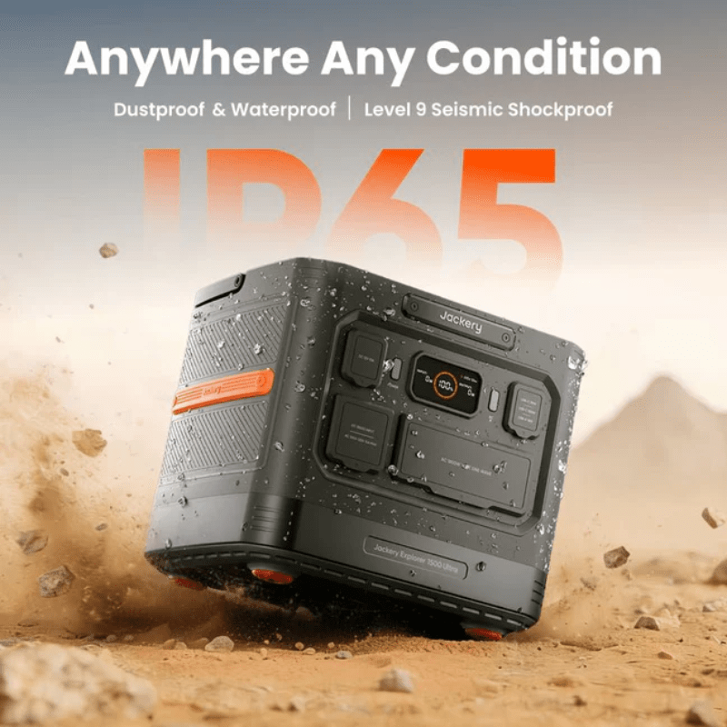 Jackery Explorer 1500 Ultra Solar Generator Custom Kits | 1,536Wh | 1,800W Output | 3,600W Peak | IP65 Rugged | 5-Year Warranty - ShopSolar: Complete Solar Kits + Lifetime Customer Support