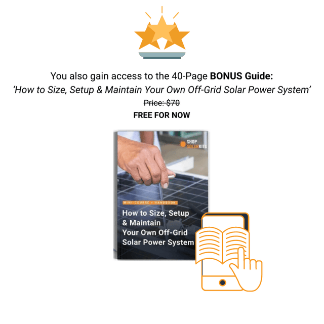 The Solar + Storage Blueprint | Step-By-Step Video Training, Example Setup Diagrams, Installation Instructions & More + 40-Page PDF Solar Handbook | Lifetime Access! - ShopSolar.com