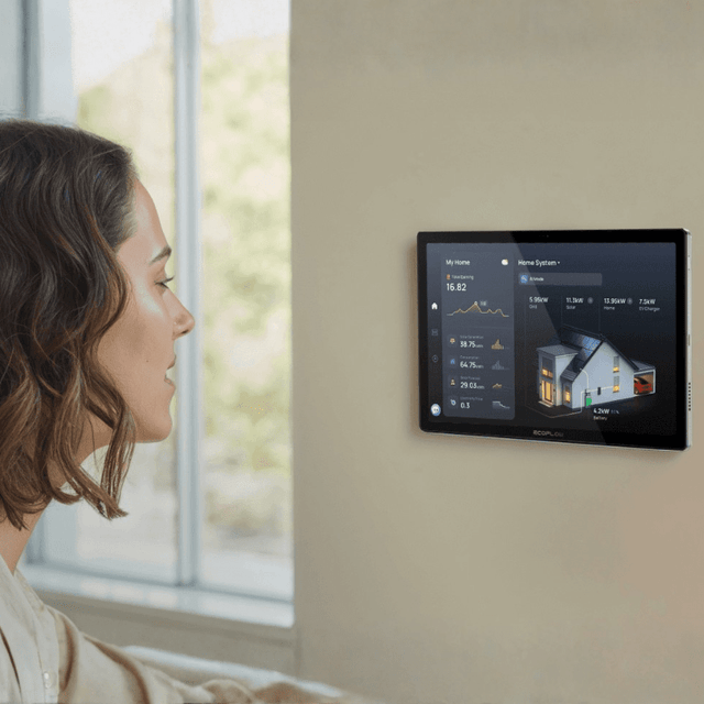 EcoFlow PowerInsight 2 Smart Home Energy Monitor | 11” Touchscreen | Real-Time Insights | Voice Control | 9,300mAh Battery | All-in-One Smart Hub - ShopSolar: Complete Solar Kits + Lifetime Customer Support