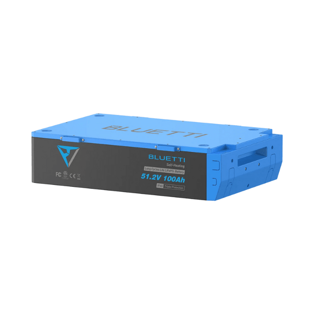BLUETTI B4810 LiFePO4 Battery | 5,120Wh (51.2V, 100Ah) | Modular, Self-Heating, IP65 Rated | 5-Year Warranty - ShopSolar: Complete Solar Kits + Lifetime Customer Support