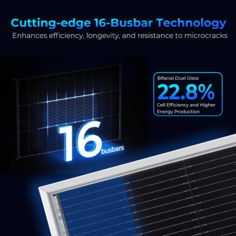 Sungold Power 590W Bifacial Solar Panels | Full Pallet (32 Panels) | SGN-590-BDG1 | N-Type | UL61730 & CEC Listed - ShopSolar: Complete Solar Kits + Lifetime Customer Support