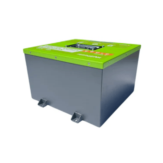 NUEPower 48V 52Ah Metal Case LiFePO4 Battery + Smart Charger Kit | 2,560Wh | IP65 | Bluetooth + LCD + GPS | 5-Year Warranty - ShopSolar: Complete Solar Kits + Lifetime Customer Support