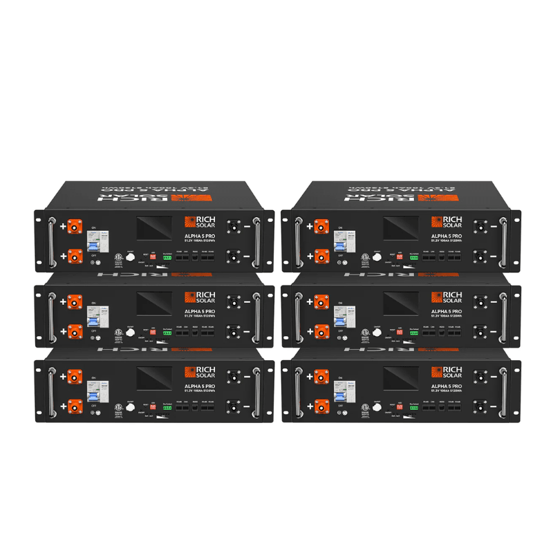 Rich Solar ALPHA 5 PRO Server Rack Battery | 51.2V 100Ah LiFePO4 Batte ...