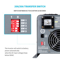 1000W Pure Sine Wave Inverter Charger | RNG-INVT-1000-12V-C-US - ShopSolarKits.com