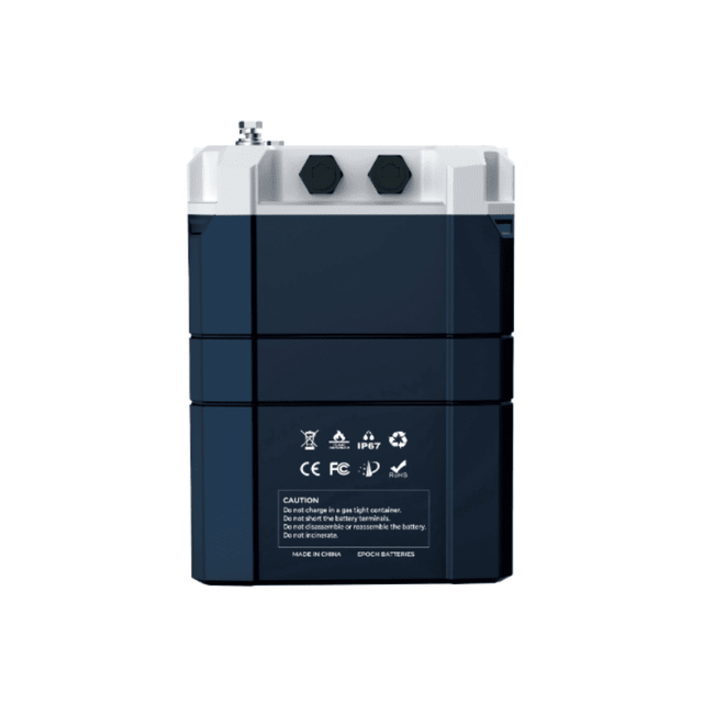 Epoch 12V 460Ah LiFePO4 Battery | IP67 Waterproof | Bluetooth Monitoring + Heating | Victron Comms | 10-Year Warranty - ShopSolar.com