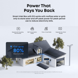 Anker SOLIX Smart Inlet Box | Manual Whole-Home Backup for E10 | Cut Up to 80% on Bills | NEMA 3R Rated | Plug & Play | Storm Guard Mode - ShopSolar: Complete Solar Kits + Lifetime Customer Support